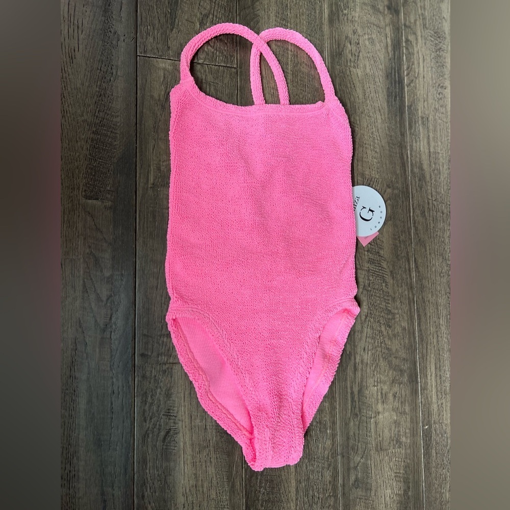 Hunza G Pink One Piece Swimsuit - Picture 7 of 8